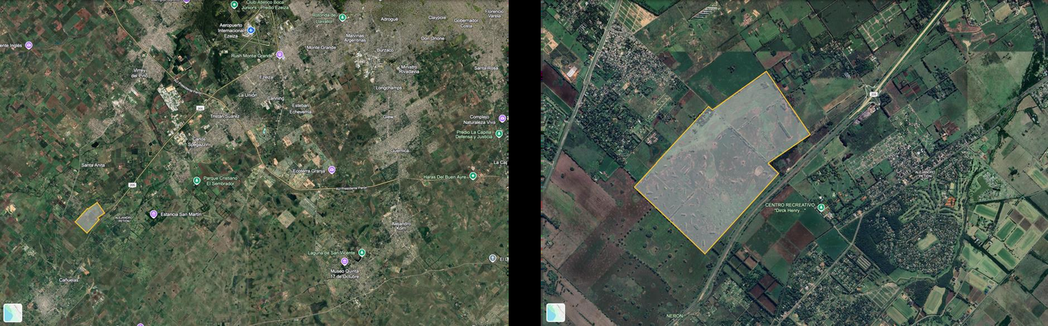 Buenos Aires - Site Location Map